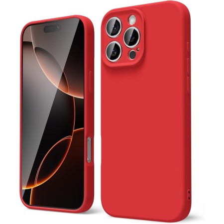 Husa de Protectie Matte TPU, Flippy, pentru Realme 11 Pro, Protectie Camera, Antisoc, Antizgariere, Antialunecare, Acoperire Completa, Rosu