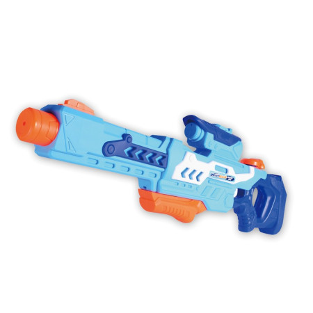 Pistol cu Apa pentru Copii, Rezervor, Pentru Piscina/Plaja, Flippy, 6ani+,  Albastru, 1200ML