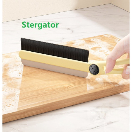 Perie Multifunctionala si Stergator, Flippy, Pentru Spatii Greu Accesibile, 24.7 x 4.5 cm, Alb Laptos