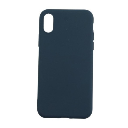 Husa protectie Flippy compatibila cu Apple iPhone X/XS Matte Tpu Albastru inchis