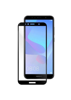 Folie Sticla Flippy pentru Huawei Y6 2018 Full Glue Negru