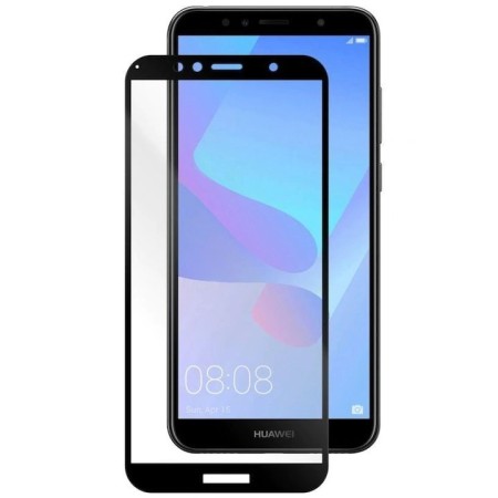 Folie Sticla Flippy pentru Huawei Y6 2018 Full Glue Negru