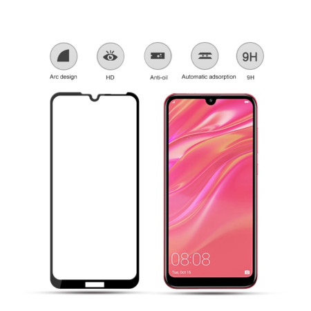 Folie Sticla Flippy® compatibila cu Huawei Y7 2019 111D Negru