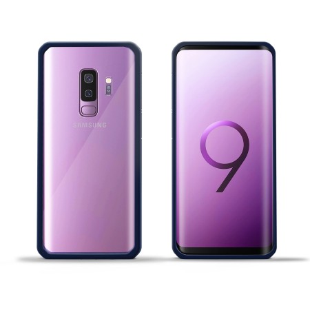 Husa Samsung Galaxy S9 Plus shockproof acrylic Albastru