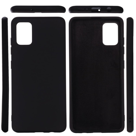 Husa protectie compatibila cu Samsung A71 Liquid Silicone Case Rosu