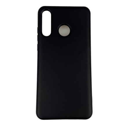 Husa protectie compatibila cu Huawei Y6 2019 Liquid Silicone Case Negru