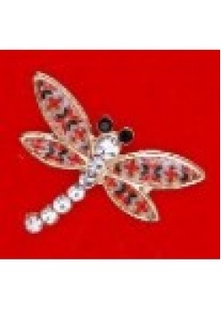 Martisor Brosa Mica in Cutie, Dimensiune Brosa 2.5-3 cm, Material Metal, Model Libelula Traditionala