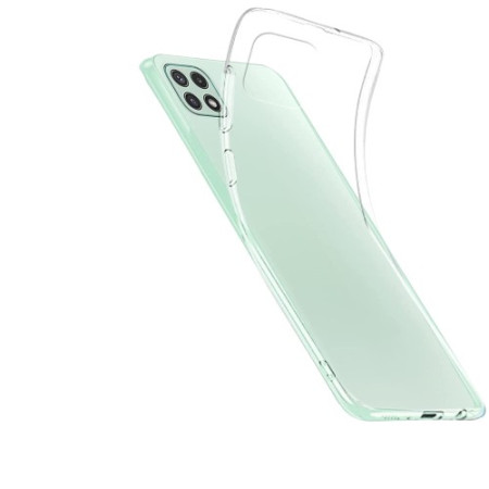 Husa de protectie pentru Samsung Galaxy A22 5G, Flippy, TPU Transparenta