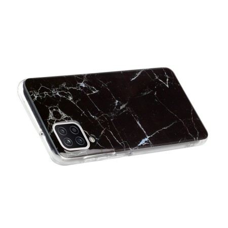 Husa protectie pentru Apple iPhone 11 Pro Soft IMD TPU Marble Negru cu Suport inclus