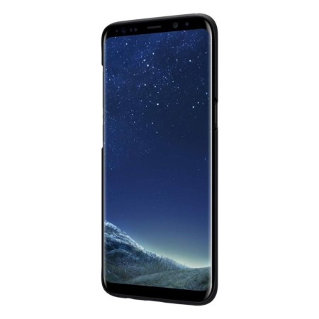 Husa Samsung Galaxy S8 Plus Nillkin Frosted Shield Negru + Folie de protectie