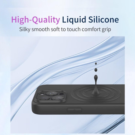 Husa de Protectie, Flippy, pentru Oppo Reno 11 F, Liquid Silicone, cu Microfibra pe Interior, Protectie Antisoc, Compatibil Incarcare Wireless, Negru