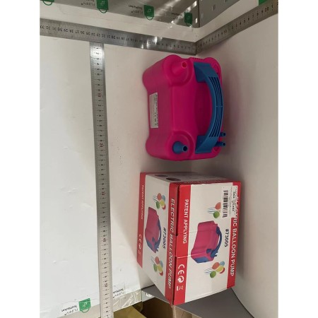 Pompa Electrica de Umflat Baloane, Flippy, cu Doua Iesiri, 220V, Putere 600W, Accesorii petrecere, Rosu