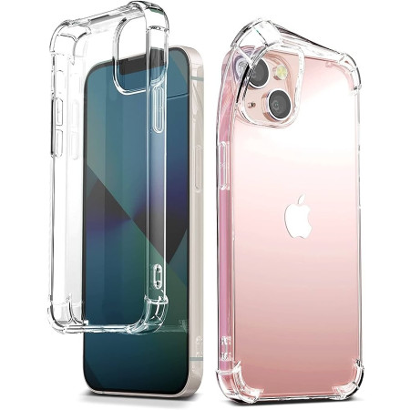 Husa de protectie Flippy, TPU, pentru Apple iPhone 15 Plus , Antisoc, Protectie colturi, Rezistenta la impact, Transparenta