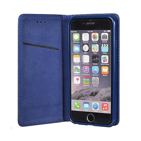 Husa Apple iPhone 5/5S Flip Book Albastru