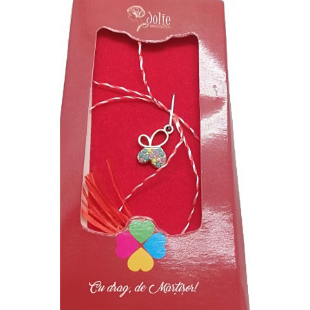 Martisor Pandantiv Fluture V6 5cm x 9.5cm