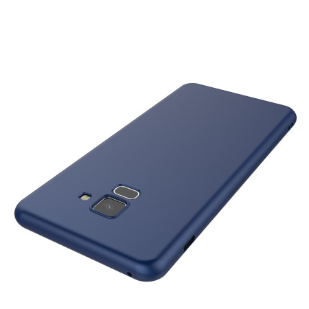 Husa Samsung Galaxy A8 2018 Luxury Case Albastru