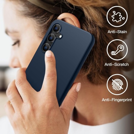 Husa de Protectie Matte TPU, Flippy, pentru Xiaomi Redmi Note 12 5G, Protectie Camera, Antisoc, Antizgariere, Antialunecare, Acoperire Completa, Albastru