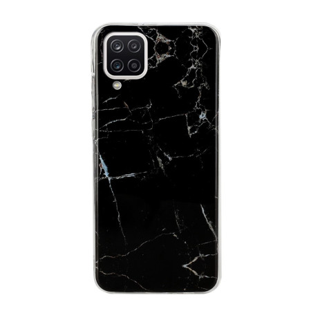 Husa protectie pentru Apple iPhone 11 Pro Max Soft IMD TPU Marble Negru cu Suport inclus