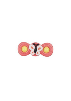 Jucarie Spinner pentru copii cu 2 laturi, Spinimals Fluture, Roz