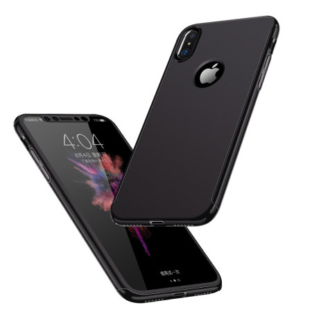 Husa Apple iPhone X Joyroom fata + spate Negru