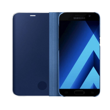 Husa Samsung Galaxy A5 2017 Flip Cover Oglinda Albastru