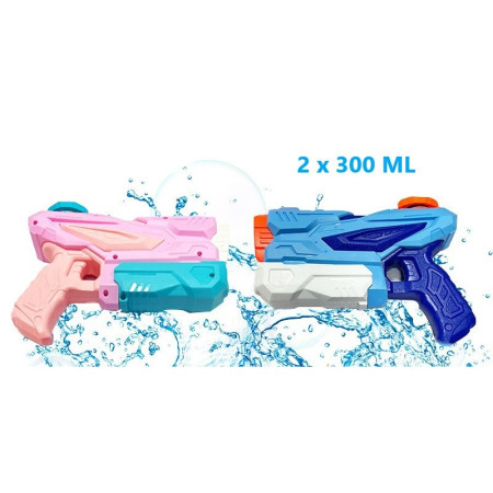 Set 4x Pistol cu Apa pentru Copii, Flippy, 6ani+, Multicolor, 2x 550 ML +  2x 300 ML