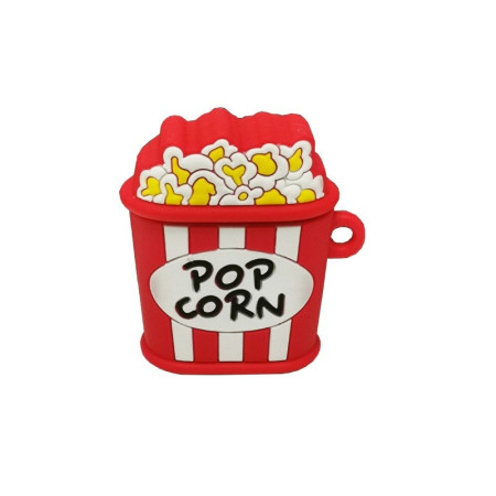 Husa AirPods cu Inel Prindere Popcorn