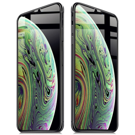 Folie Sticla Flippy® compatibila cu Apple iPhone X/XS 111D Negru