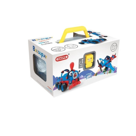 Set pentru construit masini, Flippy, Educativ si creativ, 134 piese