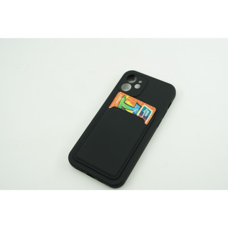 Husa protectie Flippy cu suport card compatibila cu Samsung S20FE Negru