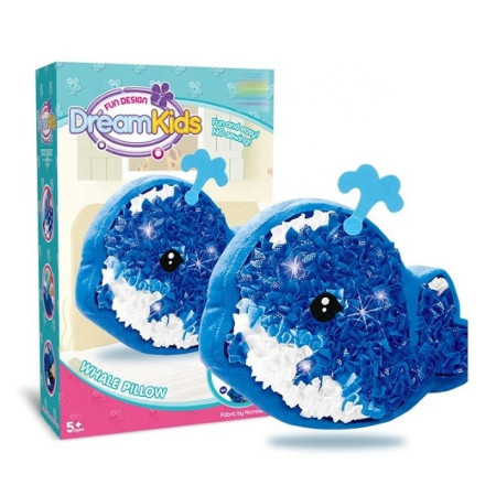 Set creatie perna pentru copii, Dream Kids, Delfin