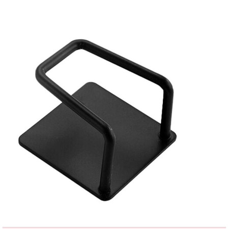 Organizator bucatarie Flippy cu adeziv, carlig-suport pentru burete, accesorii bucatarie, 5x5x3,5 cm, otel inoxidabil, negru