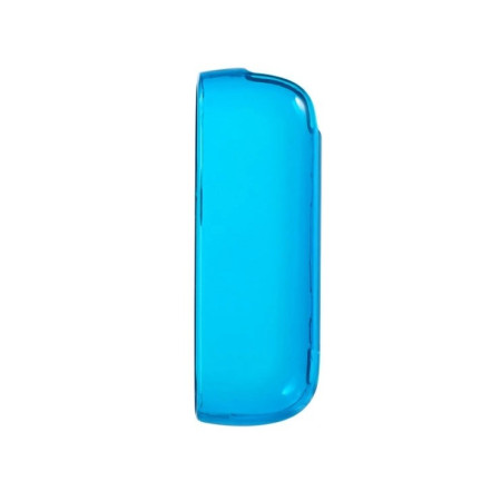 Husa Flippy pentru IQOS Iluma, de Protectie, Anti Soc si Zgarieturi,din Plastic, 12.5 x 4.2 cm, Albastru Transparent