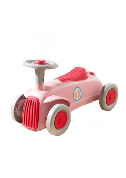 Masinuta Ride-On Flippy, cu Sistem Anti-Rasturnare, Claxon pe Volan, 1-6 Ani, 60 x 28 x 34 cm, Roz