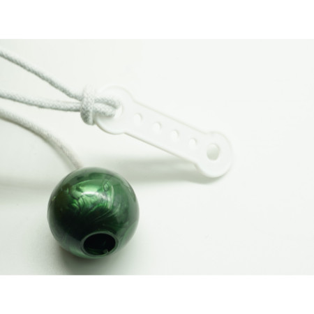 Jucarie interactiva cu bile, Flippy, Clackers ball, antistres, Verde, 40 mm