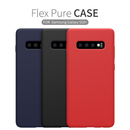 Husa protectie compatibila cu Samsung S10 Liquid Silicone Case Rosu