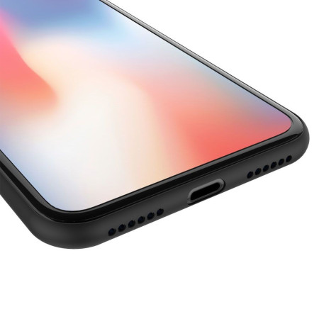 Husa Apple iPhone X Mat anti zgarieturi Negru