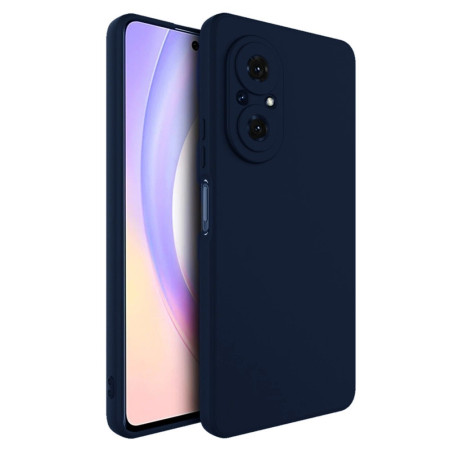 Husa pentru Huawei NOVA 9 SE, Flippy, Liquid Silicone, cu Microfibra pe interior, Protectie Antisoc, Navy Blue