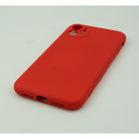 Husa protectie, Flippy, compatibila cu Apple iPhone 12 Pro Liquid Silicone Rosu