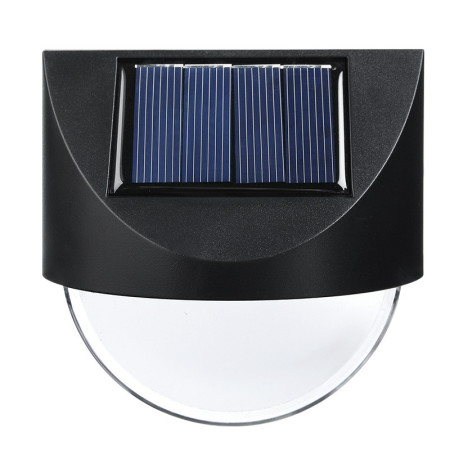 Aplica solara LED Flippy, ABS/Policarbonat, rezistent la apa IP65, 1 LED, pentru gradina, casa, balcon, terasa, 1.2V, 600mah, 8.8 x 8.5 cm, alb cald