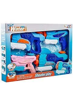 Set 4x Pistol cu Apa pentru Copii, Flippy, 6ani+, Multicolor, 2x 550 ML +  2x 300 ML