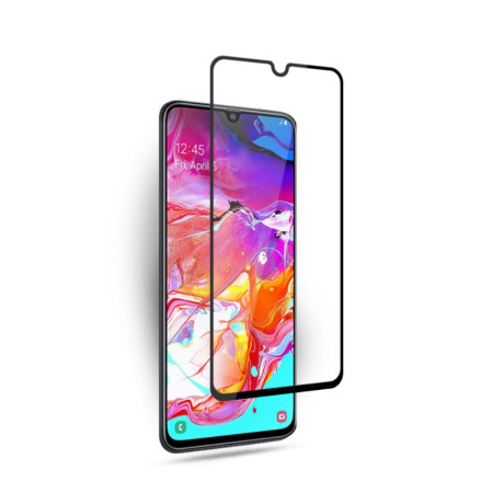 Folie Sticla Flippy® compatibila cu Samsung Galaxy A70 111D Negru