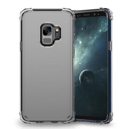 Husa de protectie pentru Samsung Galaxy S9 Tpu Antisoc Negru Transparent