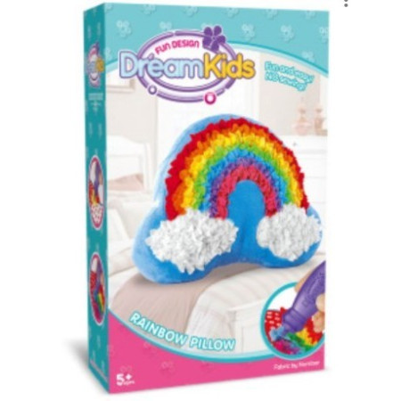 Set creatie perna pentru copii, Dream Kids, Curcubeu