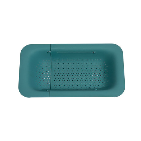 Cos pentru Scurgere Chiuveta de Bucatarie, Flippy, Plastic, Telescopic, 36x20x5 cm, Verde