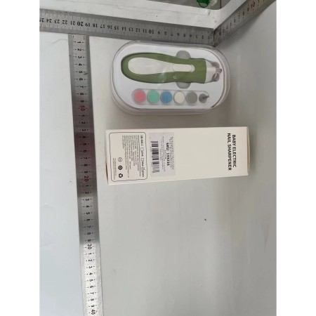 Set Pila Electrica pentru Copii si Bebelusi, Flippy, ABS, 6 Accesorii, cu Lumina LED, Verde