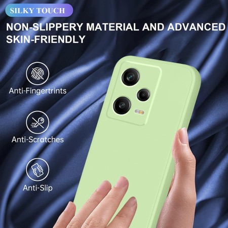 Husa de Protectie Matte TPU, Flippy, pentru Xiaomi Redmi 12 Pro, Protectie Camera, Antisoc, Antizgariere, Antialunecare, Acoperire Completa, Verde