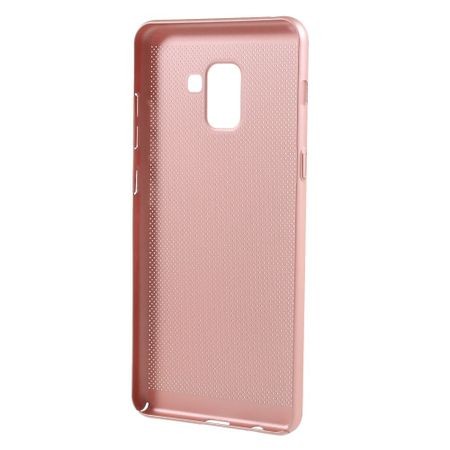 Husa Samsung Galaxy A8 2018 Ultra Slim cu aerisire Roz Auriu