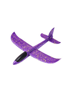 Avion Planor, Flippy, Simplu, din Poliester, 48 cm, Violet