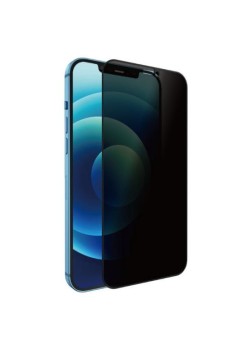 Folie sticla securizata cu sistem de montare usor si rapid Flippy pentru Apple iPhone 14 Plus / 13 Pro Max, Privacy, Transparenta